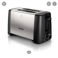 ราคา PHILIPS Daily Collection เครื่องปิ้งขนมปัง (800 วัตต์) รุ่น HD4825 สีดำ-เงิน (6346389674)