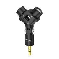 ราคา COMICA CVM-VS10 Mini Flexible XY Stereo Microphone Mic 3.5mm TRS Plug 90° Adjustable for Action Camera DSLR Camera Black (17791057639)