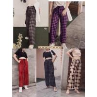 ราคา กางเกงลายสก็อต กางเกงลายสก็อตเกาหลี (4141263789)