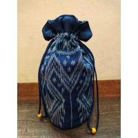 ราคา กระเป๋าสะพายข้าง ผ้าฝ้ายย้อมครามแท้ (13976563061)