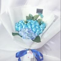 ราคา ช่อดอกไม้จากผ้าบูเก้ (1713818597)