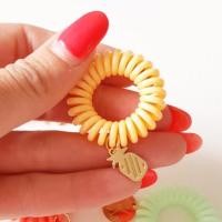 ราคา พร้อมส่งINVISIBOBBLE ORIGINAL รุ่น Tutti Frutti pineappeal ราคา 1 เส้น ไม่มี charm นะคะ (866102206)