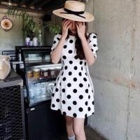 ราคา เดรสงานป้าย I am bee ลายจุด (2215140965)