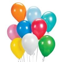 ราคา BK Balloon ลูกโป่งกลมสีมุก คละสี ขนาด 6 นิ้ว , 10 นิ้ว (2 แพค) (370851852)