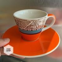 ราคา ชุดกาแฟ ถ้วย จานรอง เซรามิก คุณภาพดี เอสเพรสโซ่ ชุดถ้วยกาแฟพร้อมจานรอง แก้วขนาด 3 ออนซ์ (8515724224)