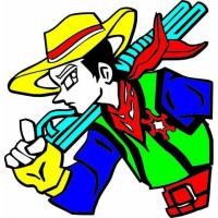 ราคา สติ๊กเกอร์คาวบอยแบกปืนติดกระจกด้านซ้าย สะท้อนแสง 1ชิ้น (8206232943)