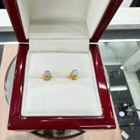 ราคา เพชรแท้แบรนด์ Zania Jewelry ต่างหูเพชรเม็ดเดียว เพชร 2 เม็ด น้ำหนัก 0.15 ตัง มีใบเซอร์ GIA (24550280222)