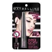 ราคา Maybelline ไฮเปอร์กลอสซี่ ลิควิด อายไลเนอร์ สีดำ บลิสเตอร์ 3 กรัม (18654199)