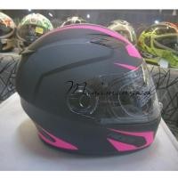 ราคา หมวกกันน็อค RIDER VIPER แว่น 2 ชั้น NO.4 สีชมพู ดำด้าน Size XL (699008735)