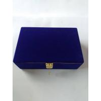 ราคา กล่องใส่เครื่องประดับหุ้มกำมะหยี่ สีน้ำเงิน (4128971245)