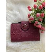 ราคา ✨Coach แท้ % กระเป๋าสตางค์ลาย C นูน (16912221634)