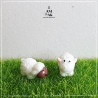 ราคา ตุ๊กตาแต่งสวน แกะน้อย จัดสวนถาด (18724433950)