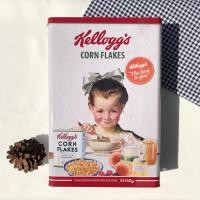 ราคา Kellogg's corn flakes 275g ซีเรียลคอนเฟลก กล่องเหล็กวินเทจ ครบรอบ 25 ปี (5496906635)