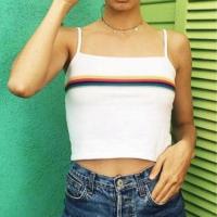 ราคา สายเดี่ยวลายรุ้ง brandy melville แท้!! (3513872714)