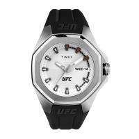 ราคา Timex TW2V57200 UFC PRO นาฬิกาข้อมือผู้ชาย สายซิลิโคน Black/Silver หน้าปัด 44 มม. (20172362323)