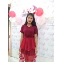 ราคา เดรสกระโปรงซีทรูระบายชั้นๆมือสอง สภาพดีจ้า (2068854183)