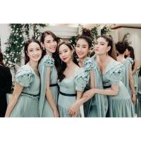 ราคา [ใหม่] ชุดเดรส เดรสสั้น ทำงาน ออกงาน งานแต่งงาน ปาร์ตี้ สีเขียวมิ้น (4458921482)