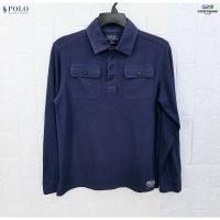 ราคา POLO RALPH LAUREN แท้ อก35 เสื้อยืดโปโลแขนยาวกรมคลาสสิก (7357054258)