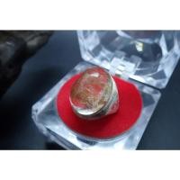 ราคา แหวนแก้วไหมทอง-ไหมนาค ตัวเรือนเงินแท้ (21909192235)