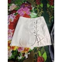 ราคา กางเกงกระโปรง สีขาว มือ 2 ผ้าฮานาโกะ (20620358241)