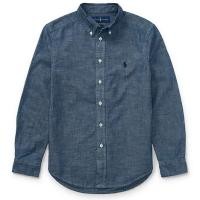 ราคา SALEเสื้อเชิ้ต Ralph Lauren ม้าเล็ก สียีนส์ (boy size) (340306164)