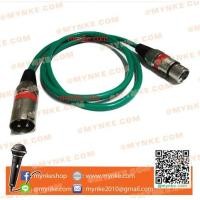 ราคา R01KSH สายสัญญาณเสียง 1 เมตร แจ็คแคนนอน เป็นปลั๊กแคนนอน XLR MALE TO XLR FEMALE(GREEN) (317708743)