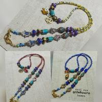 ราคา สร้อยคอหรือสายคล้องแมส evil eye & ลูกปัดหินเนปาล (18532304658)