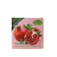 ราคา สบู่ทับทิมคอลลาเจน ทำความสะอาดผิวหน้าผิวกาย 50 กรัม (8289884198)