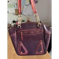 ราคา กระเป๋ามือสอง ยี่ห้อ Double M milano สีเปลือกมังคุด (18279488608)