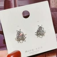 ราคา ⭐ ต่างหูเพชรCz ⭐ รูปดาว (3914956567)