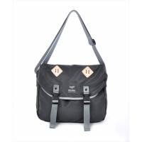 ราคา จัดเต็มของแถมทุกใบค่ะ กระเป๋าสะพายข้าง Anello (แท้) logo print messenger bag Gray Size M (775731211)