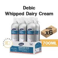 ราคา [[ยกลัง 6กระป๋อง]] Debic Whipped Dairy Cream Spray 700ML เดบิค วิป แดรี่ ครีม วิปครีม วิปกระป๋อง วิปครีมกระป๋อง (15197438048)