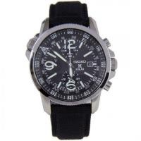 ราคา Seiko Prospex Solar Chronograph Nylon strap SSC293P2-Black (340080742)