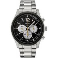 ราคา Seiko Men Chronograph Aviator SRW011P1-Black (340079536)