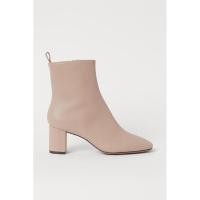 ราคา รองเท้าบูทส้นสูง H&M Block-heeled ankle boots (24465307242)
