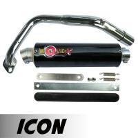 ราคา ท่อสูตร ICON ท่อแต่ง ไอคอน ทรง ENDURANCE โมวิค MOVIC-X มี มอก. คอท่อชุบโครเมี่ยมอย่างดี + ปลาย + แค้มรัด (25108736486)