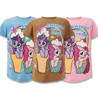 ราคา เสื้อยืดคอกลม My Little Pony ลิขสิทธ์แท้ เสื้อคอกลม โพนี่ ม้าโพนี่ ผ้าCotton ผสม Spandex เสื้อยืด คอกลม เสื้อเด็ก (3002471915)