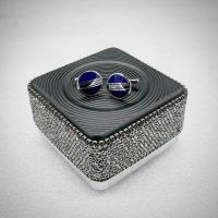 ราคา คัฟลิงค์น้ำเงินทรงกลม - Blue Sphere Cufflinks (1212491258)