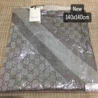 ราคา New gucci scarf ของแท้ 140*140 ผ้าพันคอ gucci (16097732413)