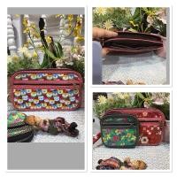 ราคา กระเป๋าสตางค์ใบยาว 3 ซิปใส่ธนบัติไม่ต้องพับใส่ของจุๆขนาดยาว7.5 สูง 4.2นิ้ว (24312646150)