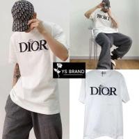 ราคา เสื้อยืดแขนสั้น ผ้าเนื้ออย่างดีผ้าดีมากๆ นิ่ม เด้งยืดได้เยอะ ปักลายDiorช่วงอก (7879514291)