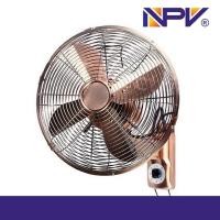 ราคา พัดลมโบราณ พัดคลาสสิค พัดลมวินเทจติดผนัง 16 นิ้ว ใบพัดเหล็ก สีทองแดง Copper NPV รุ่น FB-40 (11325747781)