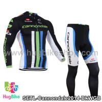 ราคา ชุดจักรยานแขนยาวทีม Cannondale 14 สีดำขีดขาวเขียวฟ้า (9549130039)