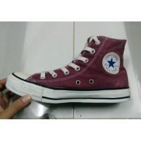 ราคา Converseหุ้มข้อ มือสอง ของเเท้ สีม่วงอิฐ เบอร์5 สภาพดี90% คุยกันก่อนได้ (400449685)
