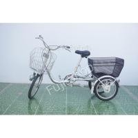 ราคา จักรยานสามล้อญี่ปุ่น - ล้อ 18 / 16 นิ้ว - ไม่มีเกียร์ - อลูมิเนียม - Bridgestone - สีเงิน [จักรยานมือสอง] (22560053800)
