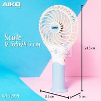ราคา พัดลมมือถือ Aiko มินิ ชาร์จไฟ ขนาด 4 นิ้ว พัดลมพกพาชาร์จแบต Mini Fan (17196294185)