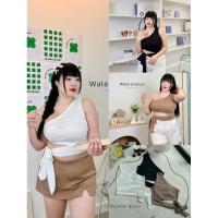 ราคา ❤️❤️พร้อมส่ง✅✅เสื้อครอปผูกโบว์ Plussize (23572081201)