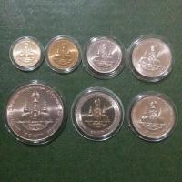ราคา ชุดเหรียญ 25 ส.ต.-50 ส.ต.-1-2-5-10-20 บาท ที่ระลึก กาญจนาภิเษก ร.9 ไม่ผ่านใช้ UNC พร้อมตลับทุกเหรียญ (17381086022)
