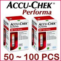 ราคา (Exp : 03/2025) Accu-Chek Accuchek Performa Test Strip 50/100แผ่น Accu Chek (19217359394)