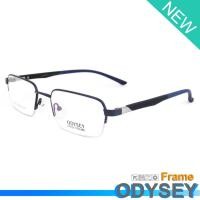 ราคา Odysey แว่นตา รุ่น 4284 C-6 สีน้ำเงิน กรอบเซาะร่อง ขาสปริง วัสดุ สแตนเลส สตีล (สำหรับตัดเลนส์) กรอบแว่นตา Eyeglasses (2871928461)